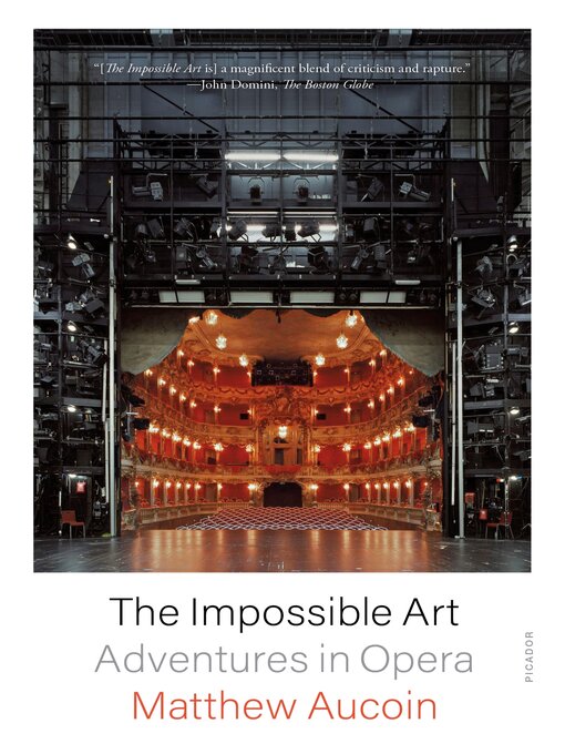 Title details for The Impossible Art by Matthew Aucoin - Wait list